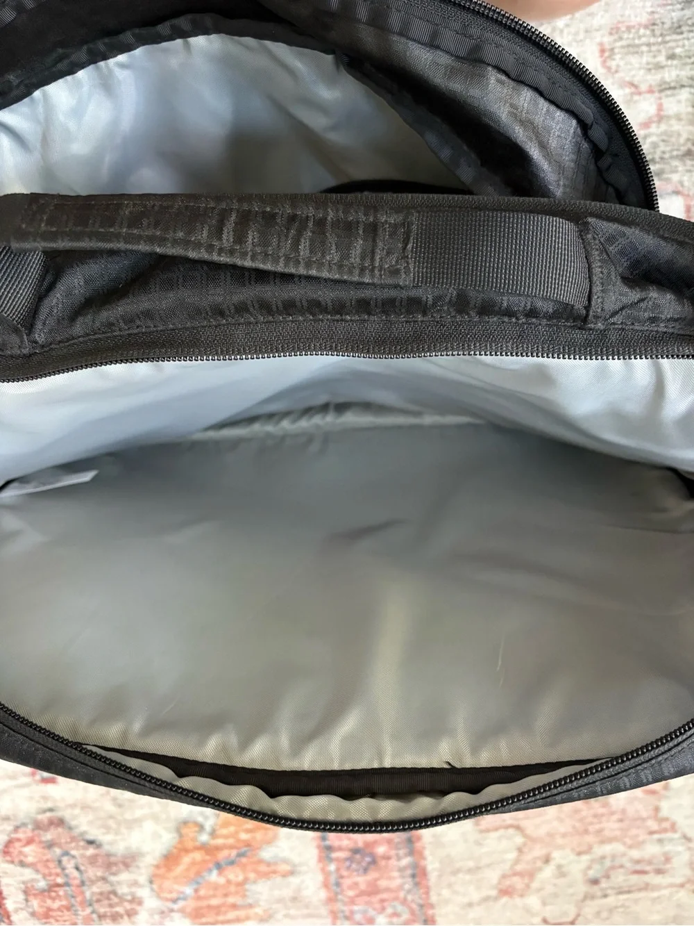 Vintage Patagonia Messenger Laptop Bag Padded Pockets Adjustable Strap Black